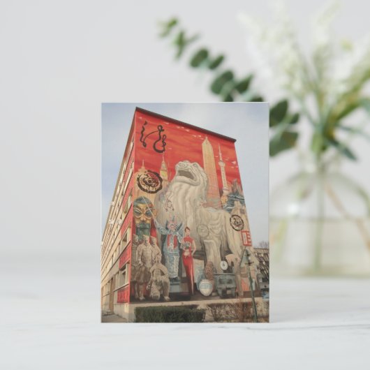 Shanghai-fresco - Petrus-Lyon Briefkaart (Staand voorkant)