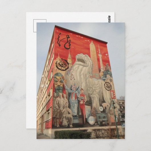 Shanghai-fresco - Petrus-Lyon Briefkaart (Voorkant / Achterkant)