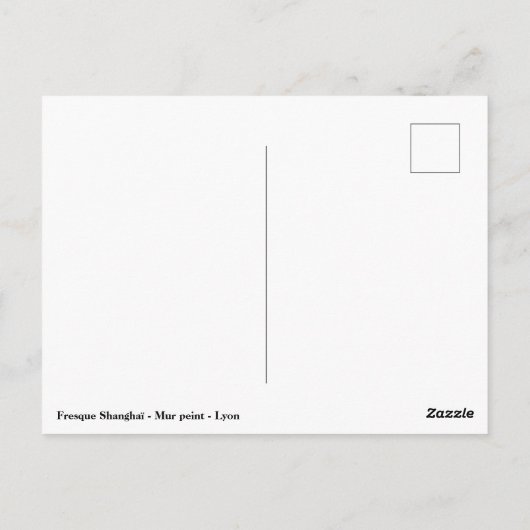 Shanghai-fresco - Petrus-Lyon Briefkaart (Achterkant)