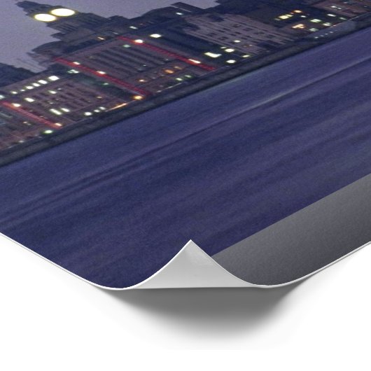 Shanghai Harbour, China Poster (Hoek)