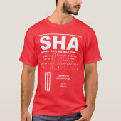 Shanghai Hongqiao Intl Airport SHA T-shirt (Voorkant)