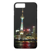 Shanghai in het Night Hoesje-Mate iPhone Case (Achterkant)