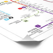 Shanghai INAT-kaart Poster (Hoek)