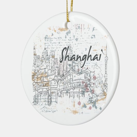 Shanghai Keramisch Ornament (Links)