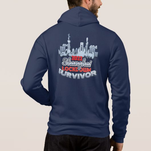 Shanghai Lockdown Survivor Hoodie (Achterkant)