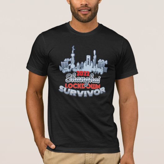 Shanghai Lockdown Survivor T-Shirt (Voorkant)
