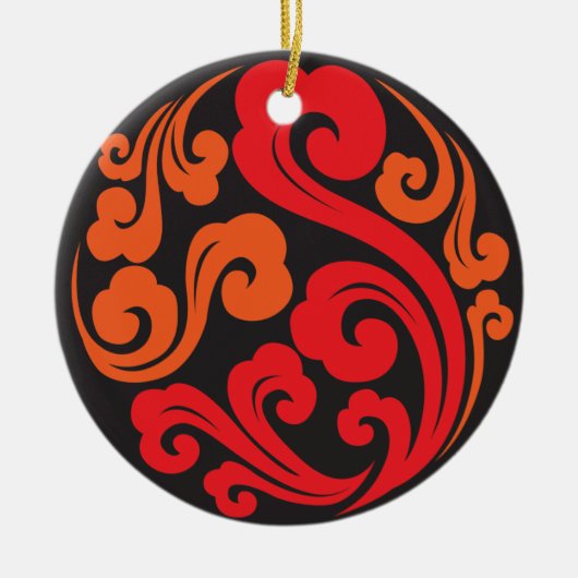 Shanghai Maan Chinese Bistro & Bar 05 Keramisch Ornament (Voorkant)