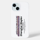 Shanghai Maglev High-Speed SMT Transrapid Train Case-Mate iPhone Case (Achterkant)