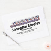 Shanghai Maglev High-Speed SMT Transrapid Train Rechthoekige Sticker (Envelop)