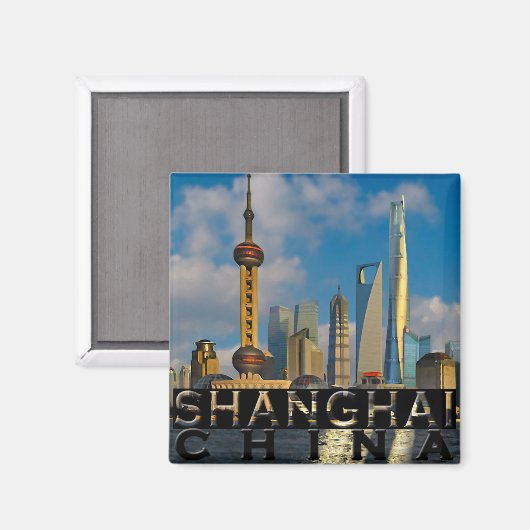 Shanghai Magneet (Voorkant / Achterkant)