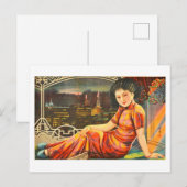 Shanghai-meisje Briefkaart (Voorkant / Achterkant)