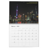 ! Shanghai. Oude wereldklasse City Kalender (Feb 2027)