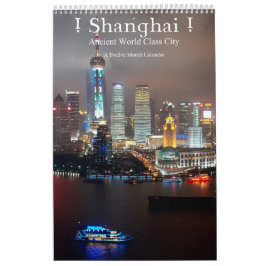 ! Shanghai. Oude wereldklasse City Kalender