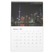 ! Shanghai. Oude wereldklasse City Kalender (Feb 2027)