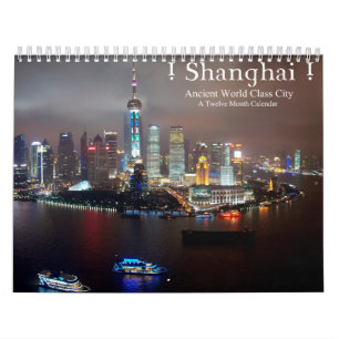 ! Shanghai. Oude wereldklasse Kalender