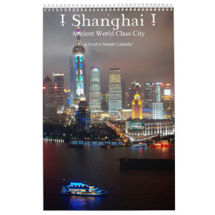! Shanghai. Oude wereldklasse Kalender
