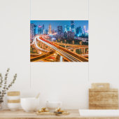 Shanghai Overpass 2 poster (Keuken)