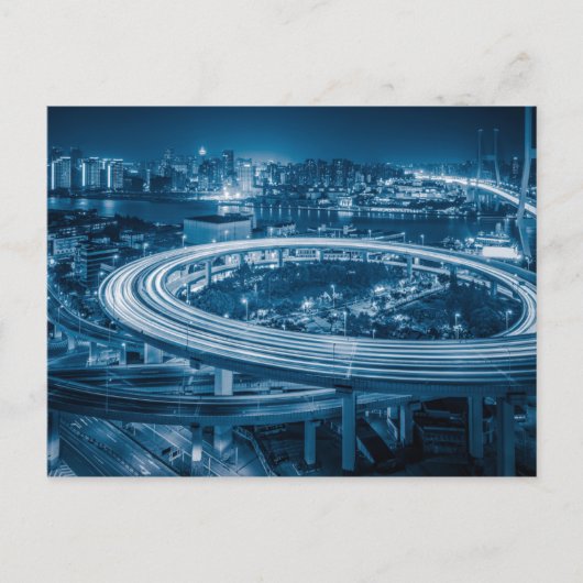 Shanghai Overpass 3 briefkaart (Voorkant)