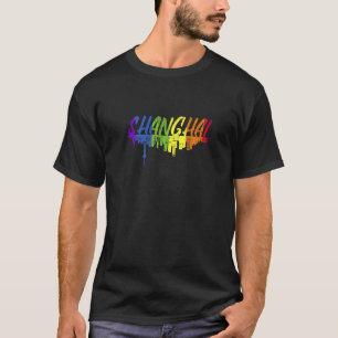 Shanghai Pride Skyline Pride Parade Shanghai T-shirt