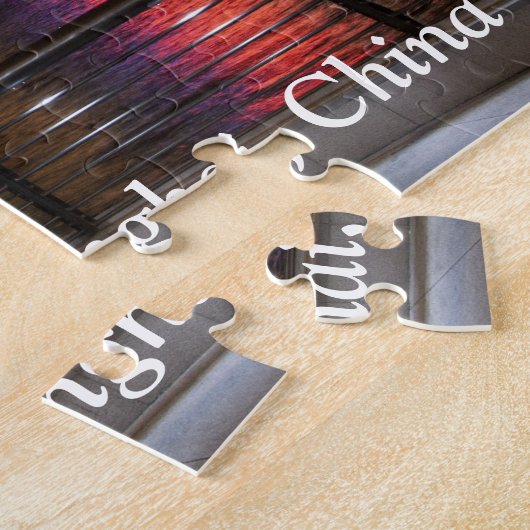 Shanghai PuDong, China Legpuzzel (Zijkant)