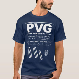 Shanghai Pudong International Airport PVG T-shirt