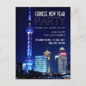 Shanghai Silhouet, Uitnodiging Chinees Nieuwjaar (Voorkant)