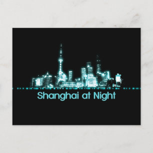 Shanghai Skyline Briefkaart