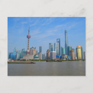 Shanghai Skyline Briefkaart