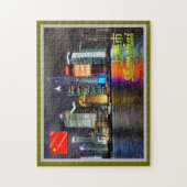 Shanghai skyline - legpuzzel (Verticaal)