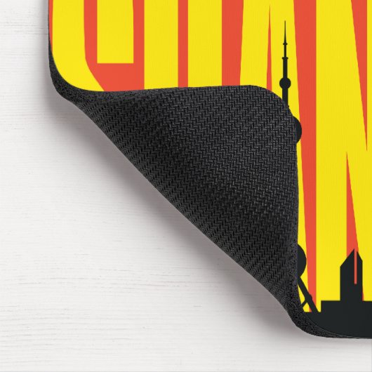 Shanghai Skyline Muismat (Hoek)