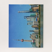 Shanghai Skyline van de Bund - 16x20 - 520 stks Legpuzzel (Verticaal)