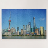 Shanghai Skyline van de Bund - 20x30 - 1014 pcs Legpuzzel (Horizontaal)