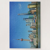 Shanghai Skyline van de Bund - 20x30 - 1014 pcs Legpuzzel (Verticaal)