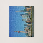 Shanghai Skyline van de Bund - 8x10 - 110 pc Legpuzzel (Verticaal)