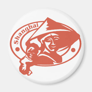 Shanghai Stamp Magneet