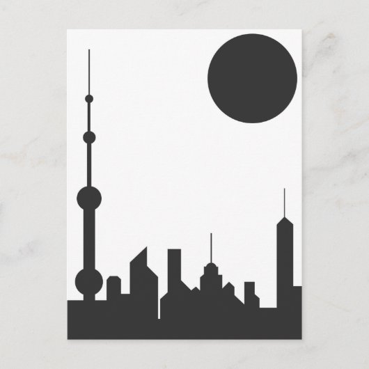 Shanghai Sunshine Briefkaart (Voorkant)