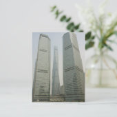 Shanghai Tower-Lujiazui, Pudong-Shanghai, China Briefkaart (Staand voorkant)