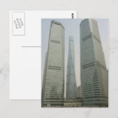 Shanghai Tower-Lujiazui, Pudong-Shanghai, China Briefkaart (Voorkant / Achterkant)