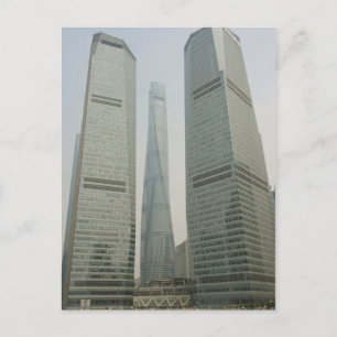 Shanghai Tower-Lujiazui, Pudong-Shanghai, China Briefkaart