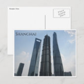 shanghai towers briefkaart (Voorkant / Achterkant)
