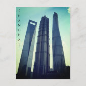 shanghai towers china briefkaart (Voorkant)