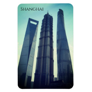 shanghai towers china magneet