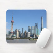 Shanghai uit de Bund Mousepad Muismat (Met muis)