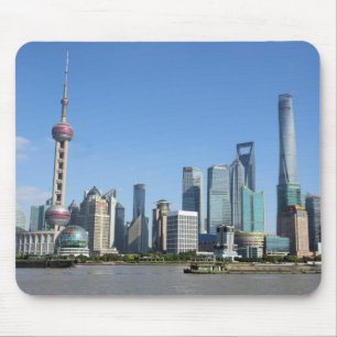 Shanghai uit de Bund Mousepad Muismat