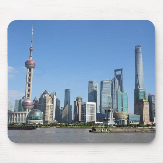 Shanghai uit de Bund Mousepad Muismat (Voorkant)