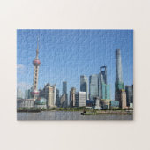 Shanghai van de Bund Puzzle Legpuzzel (Horizontaal)