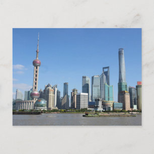Shanghai van het Briefkaart Bund