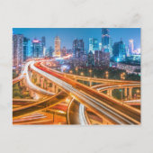 Shanghai viaduct 2 briefkaart (Voorkant)