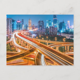 Shanghai viaduct 2 briefkaart