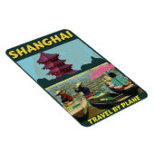 Shanghai vintage reisposter magneet (Rechterzijde)